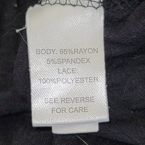 521. Curve Revolution Long Sleeve Blouse Black Sz 2X - Picture 7 of 8